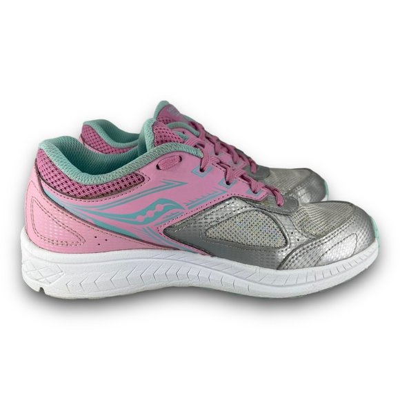 Saucony Cohesion 14 Running Shoes SK164363 Athletic Sneakers Multicolor Youth 4M - Picture 3 of 9